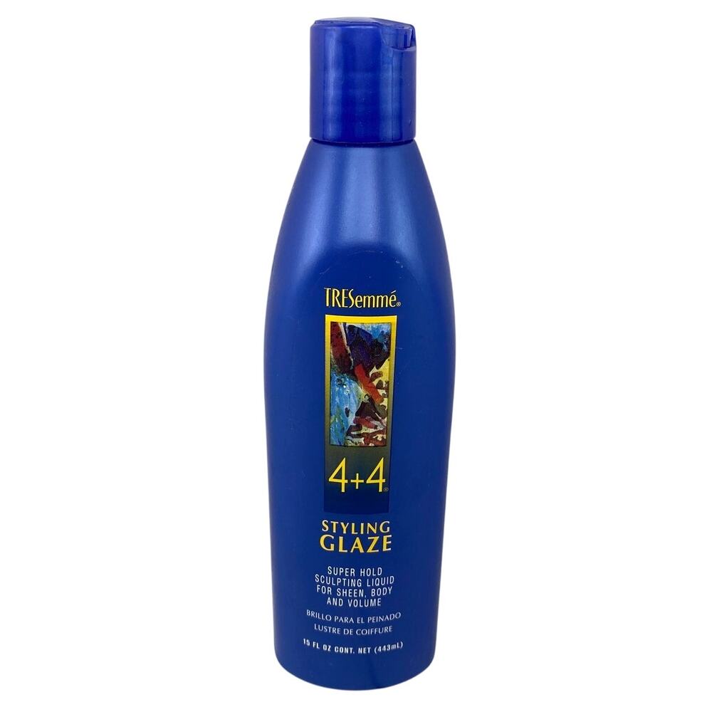 Tresemme 4+4 Styling Glaze Super Hold 15 fl oz Sheen Body Volume 50 PERCENT FULL